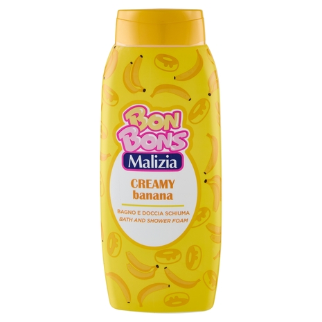 Malizia Bon Bons Creamy banana Bagno e Doccia Schiuma 500 mL
